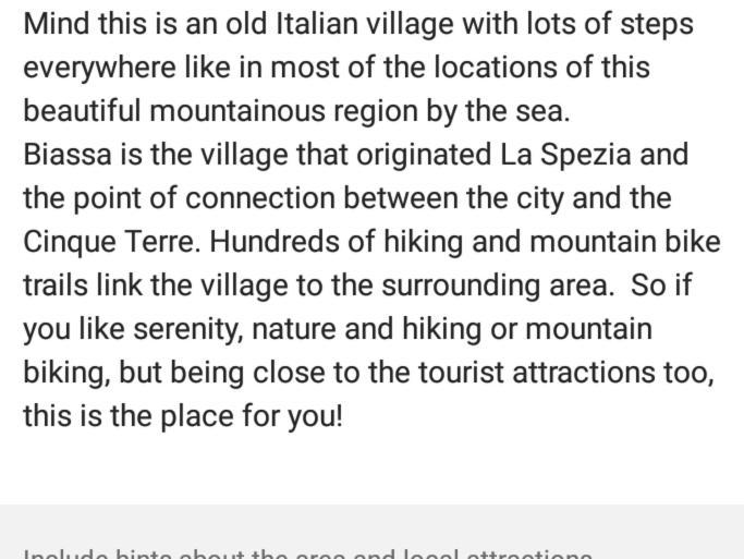 La Valle Degli Orti La Spezia Zewnętrze zdjęcie